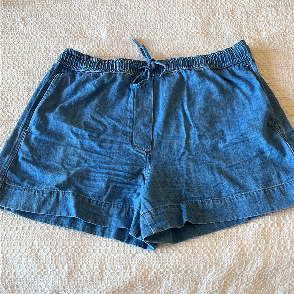 COS Blue Jean Shorts